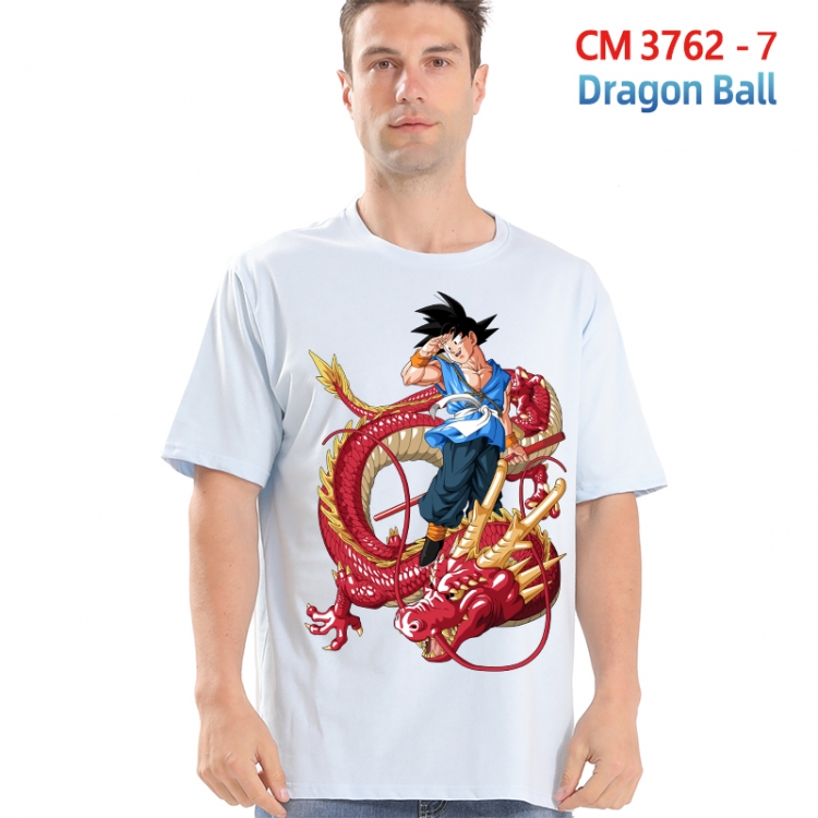 DRAGON BALL Printed short-sleeved cotton T-shirt from S to 4XL  3762-7