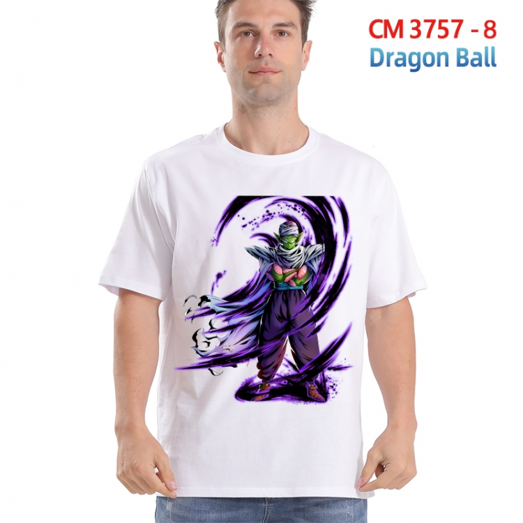 DRAGON BALL Printed short-sleeved cotton T-shirt from S to 4XL  3757-8