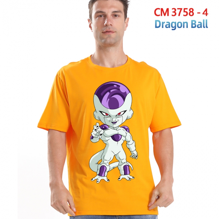 DRAGON BALL Printed short-sleeved cotton T-shirt from S to 4XL  3758-4