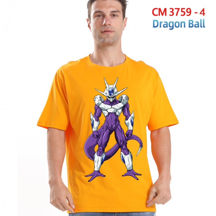 DRAGON BALL Printed short-sleeved cotton T-shirt from S to 4XL 3759-4