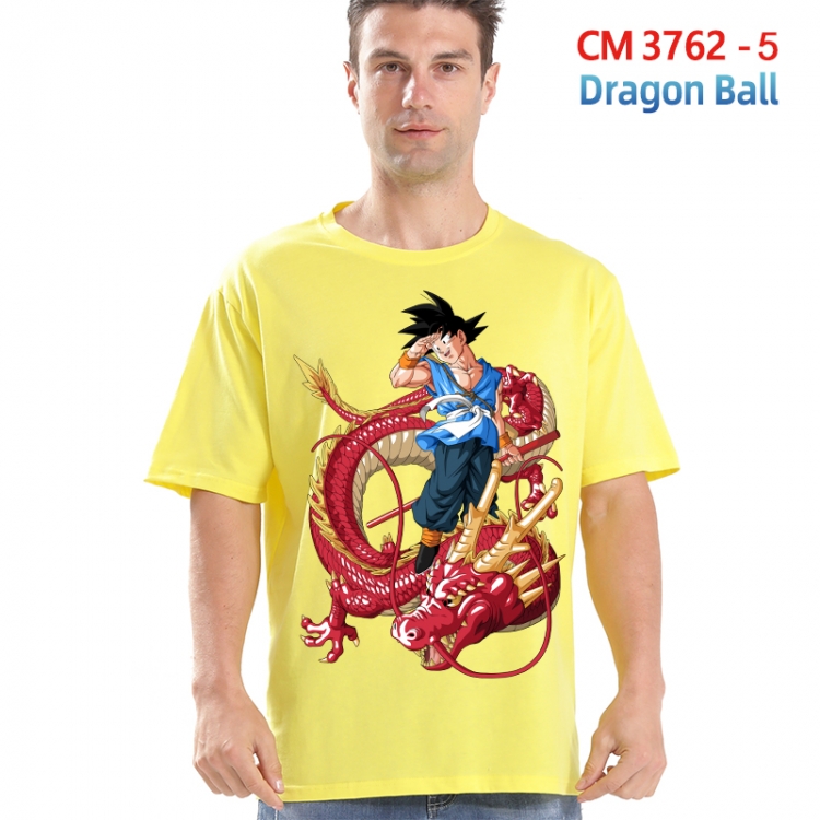 DRAGON BALL Printed short-sleeved cotton T-shirt from S to 4XL 3762-5