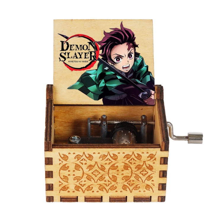 Demon Slayer Kimets Stall display, hand cranked music box, vintage music box gift 6.4X5.2X4.2CM price for 5 pcs