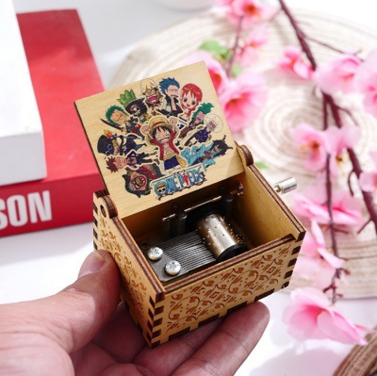 One Piece Stall display hand cranked music box vintage music box gift 6.4X5.2X4.2CM price for 5 pcs