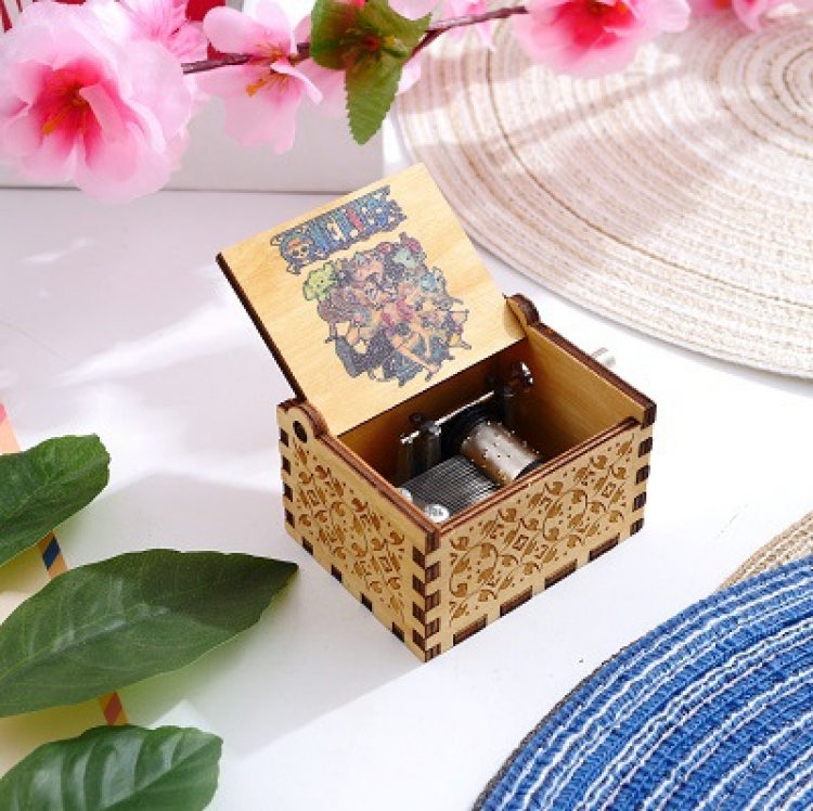 One Piece Stall display hand cranked music box vintage music box gift 6.4X5.2X4.2CM price for 5 pcs