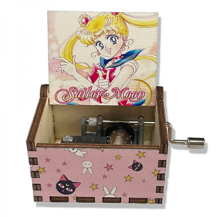 sailormoon Stall display hand cranked music box vintage music box gift 6.4X5.2X4.2CM price for 5 pcs