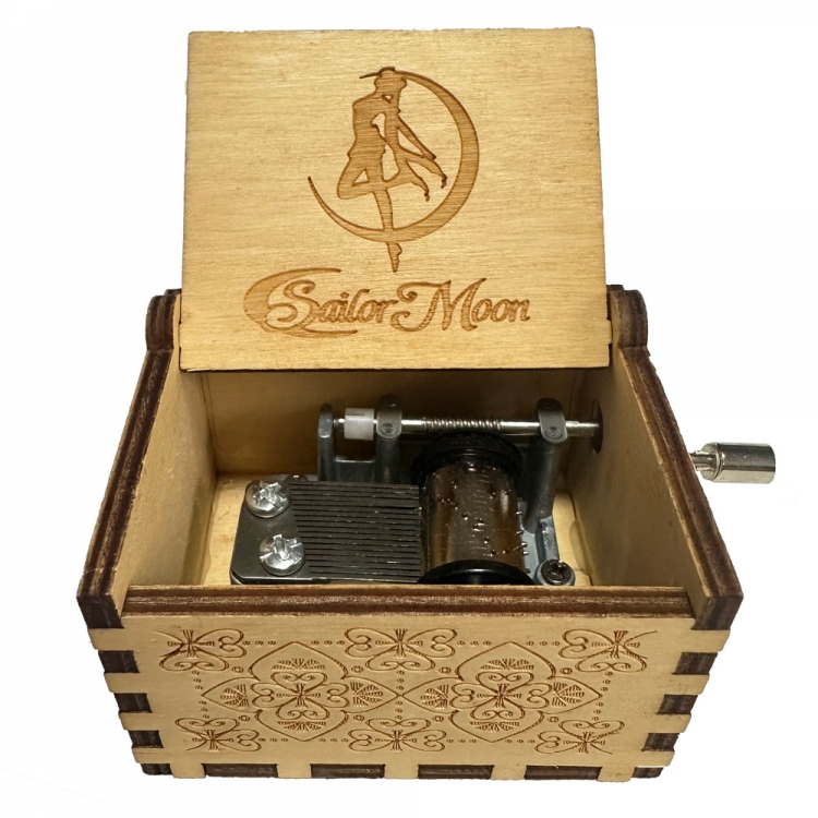 sailormoon Stall display hand cranked music box vintage music box gift 6.4X5.2X4.2CM price for 5 pcs