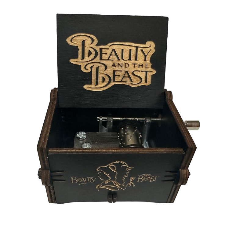 Beauty and the Beast  Stall display hand cranked music box vintage music box gift 6.4X5.2X4.2CM price for 5 pcs