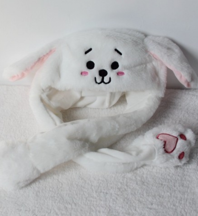 BT21  Tiktok animal series rabbit ear hat can move when you pinch the ear  price for 3 pcs