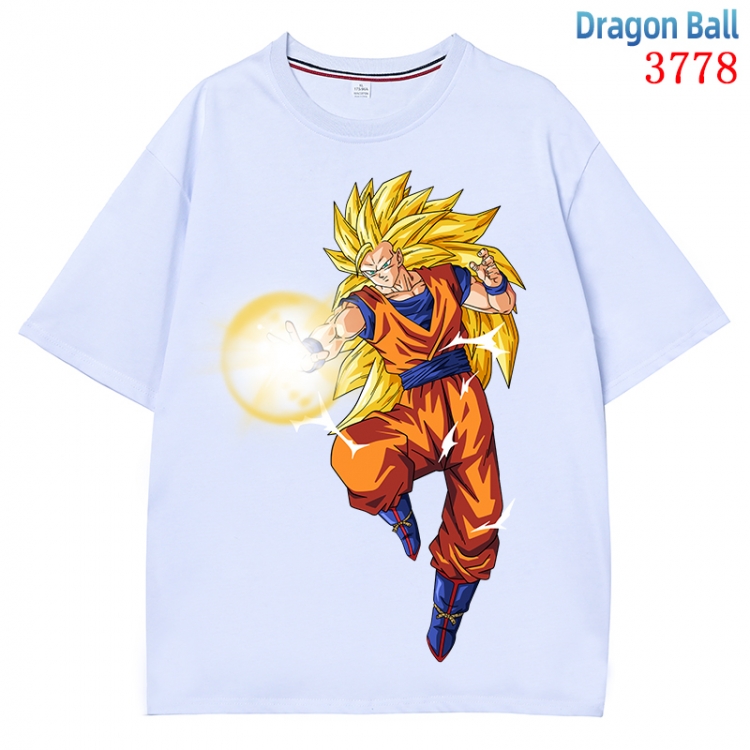 DRAGON BALL  Anime Pure Cotton Short Sleeve T-shirt Direct Spray Technology from S to 4XL CMY-3778-1