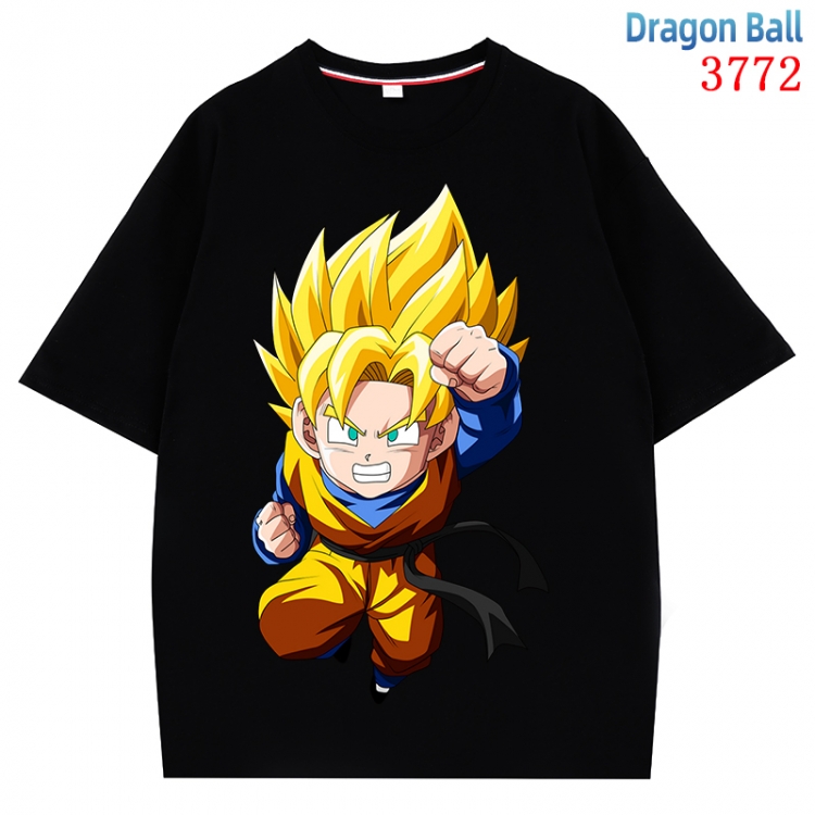 DRAGON BALL  Anime Pure Cotton Short Sleeve T-shirt Direct Spray Technology from S to 4XL CMY-3772-2