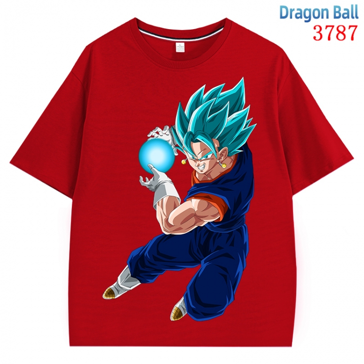 DRAGON BALL  Anime Pure Cotton Short Sleeve T-shirt Direct Spray Technology from S to 4XL   CMY-3787-3