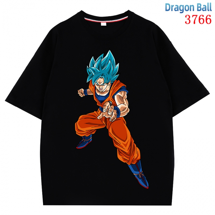 DRAGON BALL  Anime Pure Cotton Short Sleeve T-shirt Direct Spray Technology from S to 4XL  CMY-3766-2