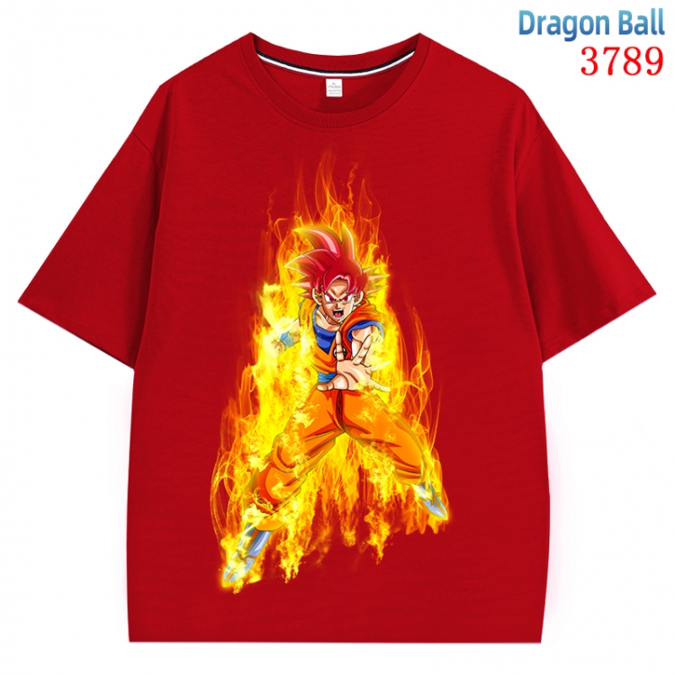 DRAGON BALL  Anime Pure Cotton Short Sleeve T-shirt Direct Spray Technology from S to 4XL CMY-3789-3
