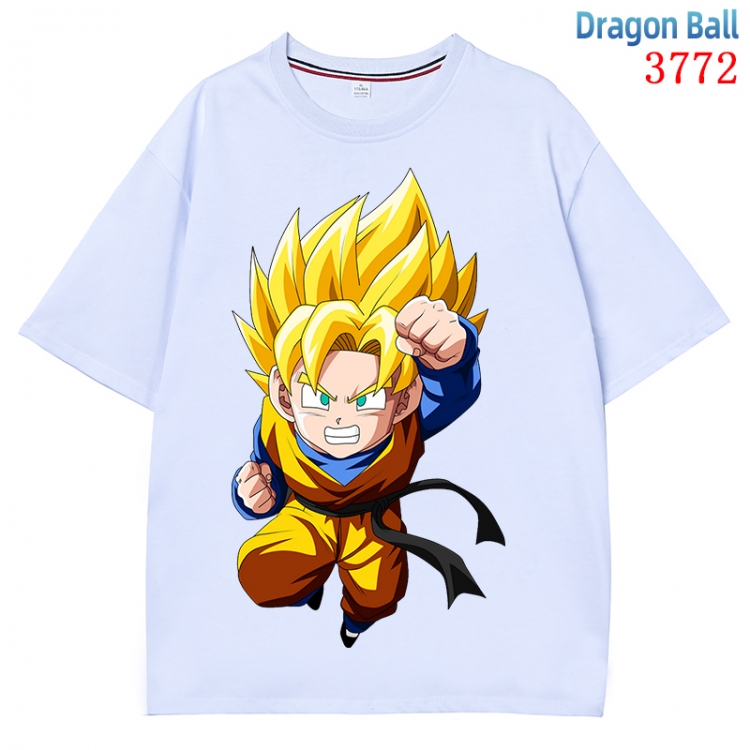 DRAGON BALL  Anime Pure Cotton Short Sleeve T-shirt Direct Spray Technology from S to 4XL CMY-3772-1