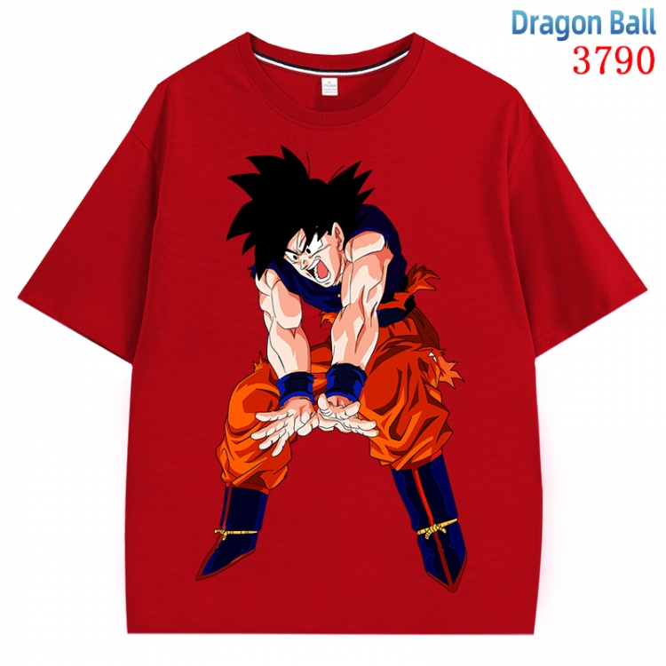 DRAGON BALL  Anime Pure Cotton Short Sleeve T-shirt Direct Spray Technology from S to 4XL CMY-3790-3
