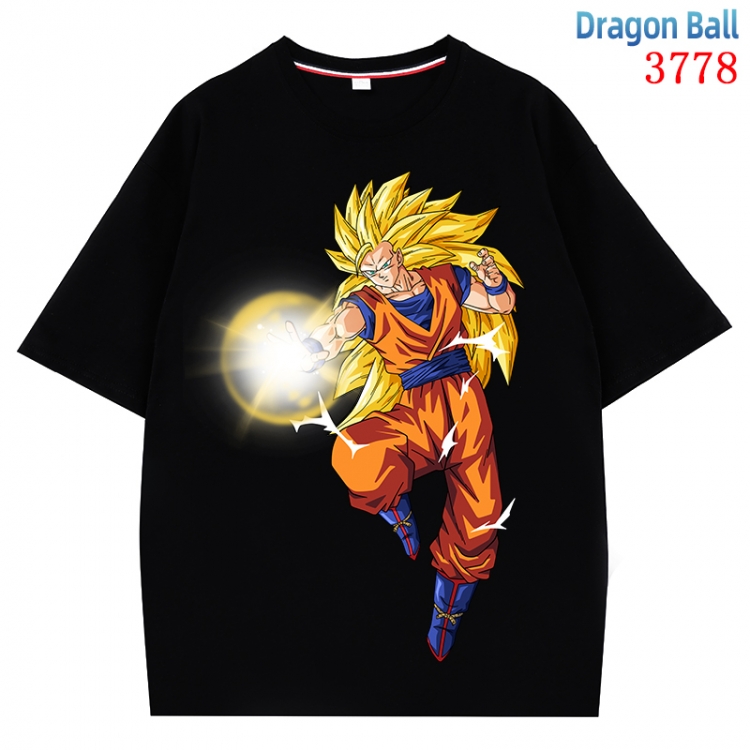 DRAGON BALL  Anime Pure Cotton Short Sleeve T-shirt Direct Spray Technology from S to 4XL  CMY-3778-2