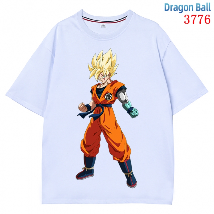 DRAGON BALL  Anime Pure Cotton Short Sleeve T-shirt Direct Spray Technology from S to 4XL CMY-3776-1