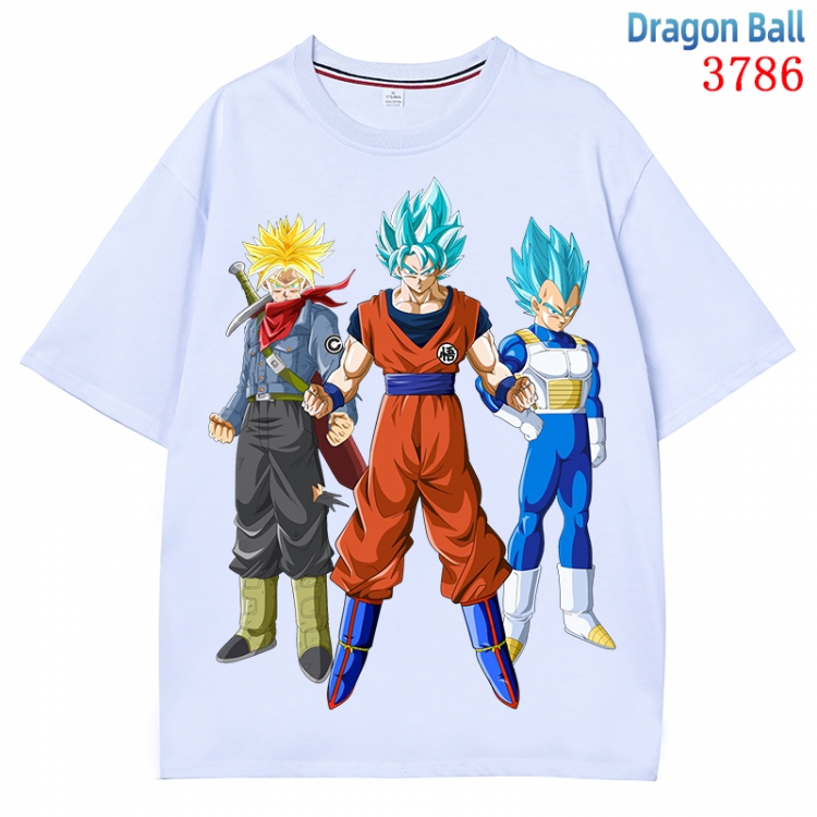 DRAGON BALL  Anime Pure Cotton Short Sleeve T-shirt Direct Spray Technology from S to 4XL CMY-3786-1