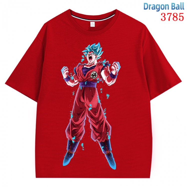 DRAGON BALL  Anime Pure Cotton Short Sleeve T-shirt Direct Spray Technology from S to 4XL  CMY-3785-3