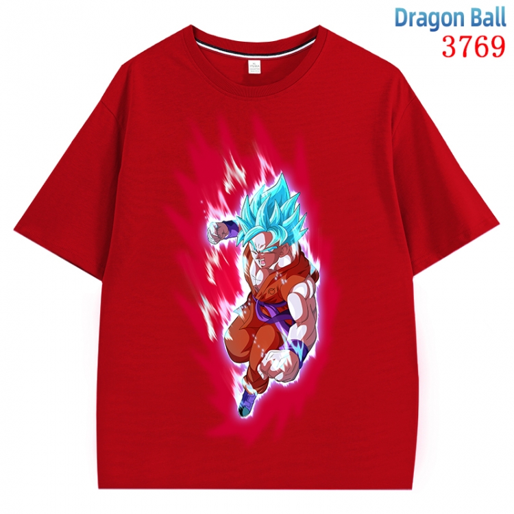 DRAGON BALL  Anime Pure Cotton Short Sleeve T-shirt Direct Spray Technology from S to 4XL  CMY-3769-3