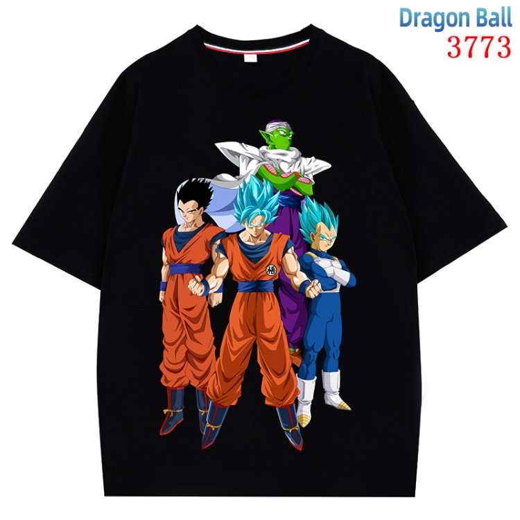 DRAGON BALL  Anime Pure Cotton Short Sleeve T-shirt Direct Spray Technology from S to 4XL    CMY-3773-2