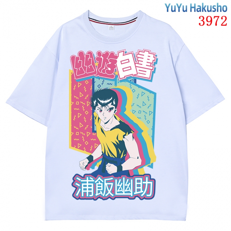 YuYu Hakusho  Anime Pure Cotton Short Sleeve T-shirt Direct Spray Technology from S to 4XL  CMY-3972-1