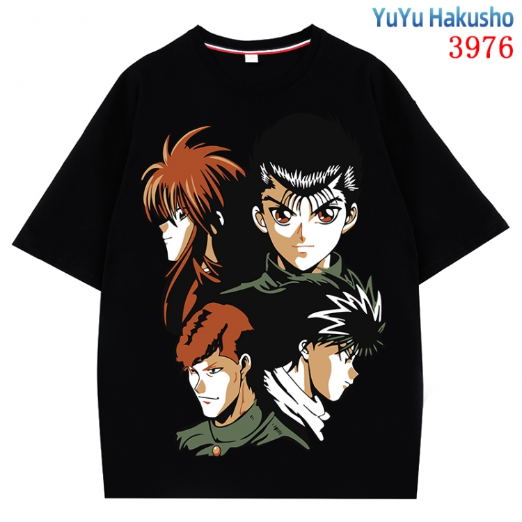 YuYu Hakusho  Anime Pure Cotton Short Sleeve T-shirt Direct Spray Technology from S to 4XL CMY-3976-2