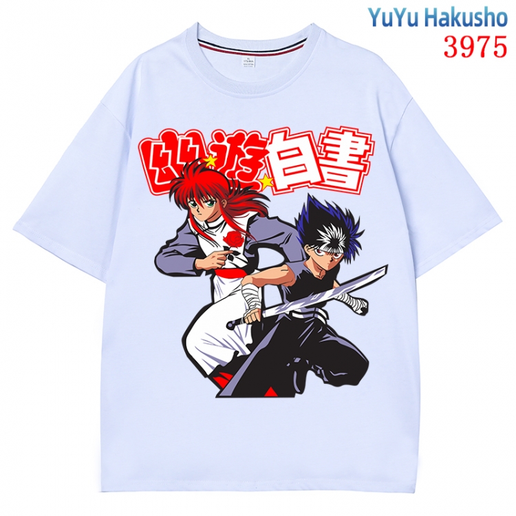 YuYu Hakusho  Anime Pure Cotton Short Sleeve T-shirt Direct Spray Technology from S to 4XL CMY-3975-1