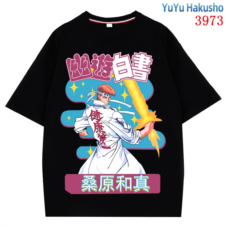 YuYu Hakusho  Anime Pure Cotton Short Sleeve T-shirt Direct Spray Technology from S to 4XL  CMY-3973-2