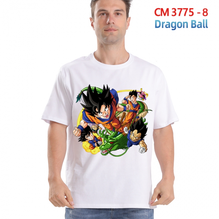 DRAGON BALL Printed short-sleeved cotton T-shirt from S to 4XL