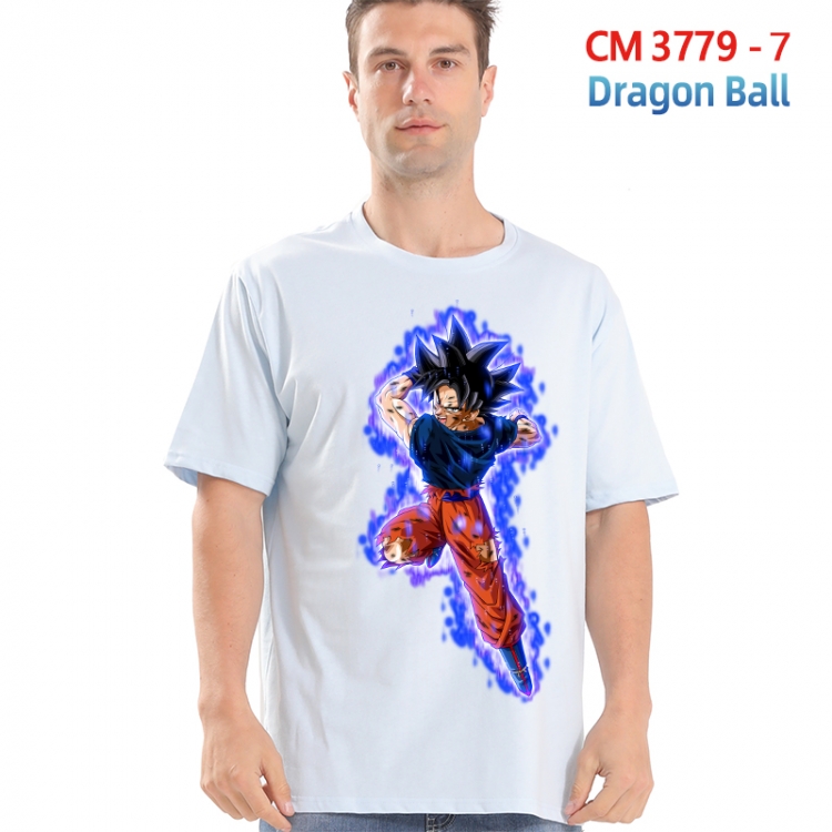 DRAGON BALL Printed short-sleeved cotton T-shirt from S to 4XL