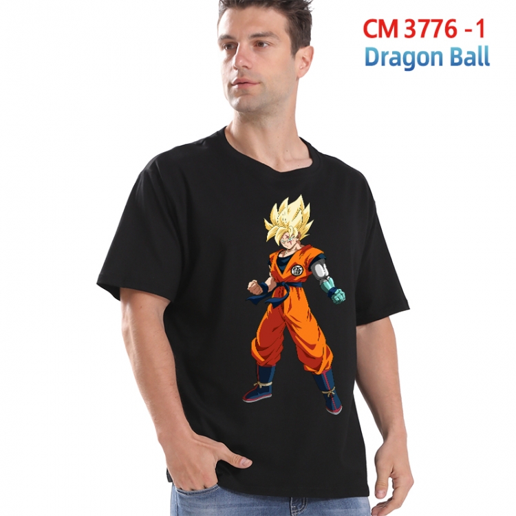 DRAGON BALL Printed short-sleeved cotton T-shirt from S to 4XL