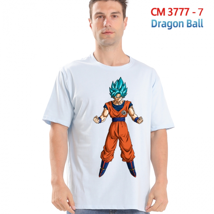 DRAGON BALL Printed short-sleeved cotton T-shirt from S to 4XL