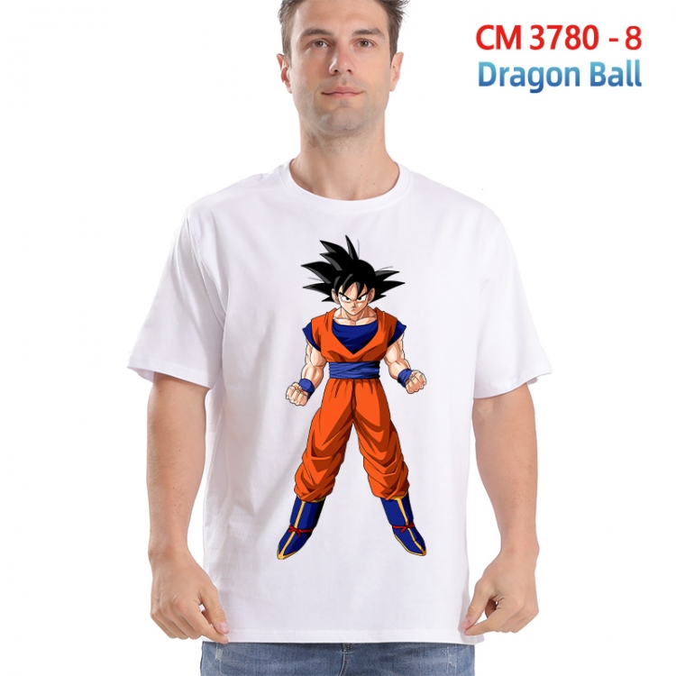 DRAGON BALL Printed short-sleeved cotton T-shirt from S to 4XL