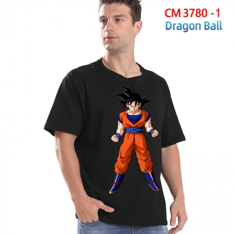 DRAGON BALL Printed short-sleeved cotton T-shirt from S to 4XL