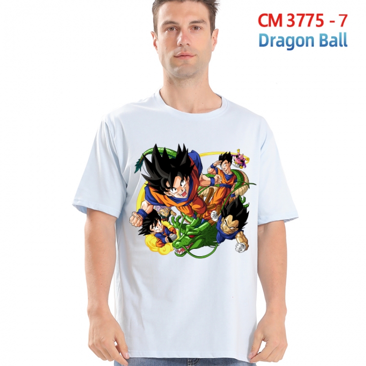 DRAGON BALL Printed short-sleeved cotton T-shirt from S to 4XL