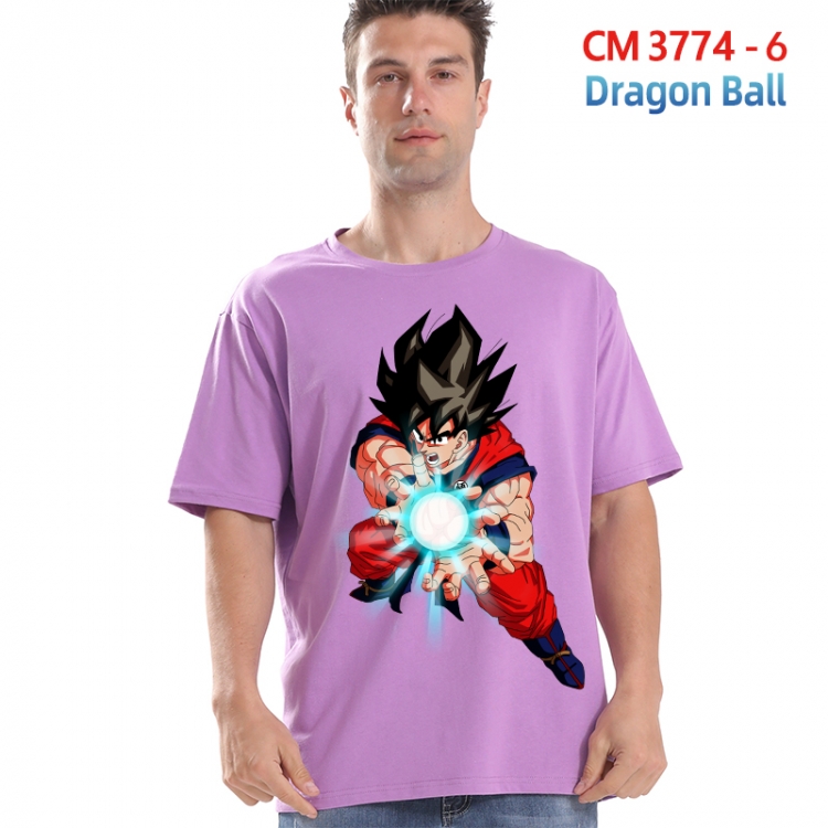 DRAGON BALL Printed short-sleeved cotton T-shirt from S to 4XL