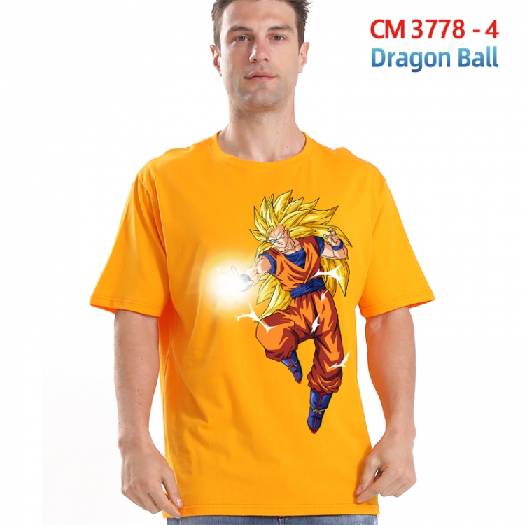 DRAGON BALL Printed short-sleeved cotton T-shirt from S to 4XL