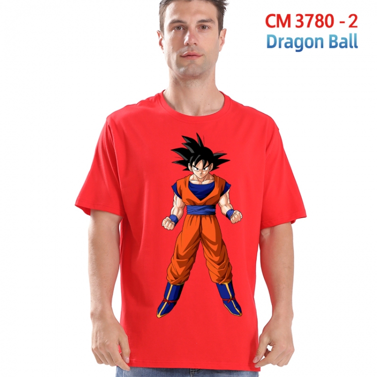 DRAGON BALL Printed short-sleeved cotton T-shirt from S to 4XL