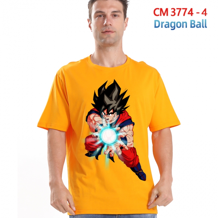 DRAGON BALL Printed short-sleeved cotton T-shirt from S to 4XL