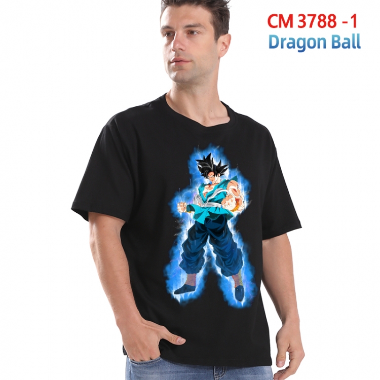 DRAGON BALL Printed short-sleeved cotton T-shirt from S to 4XL