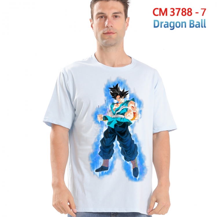 DRAGON BALL Printed short-sleeved cotton T-shirt from S to 4XL