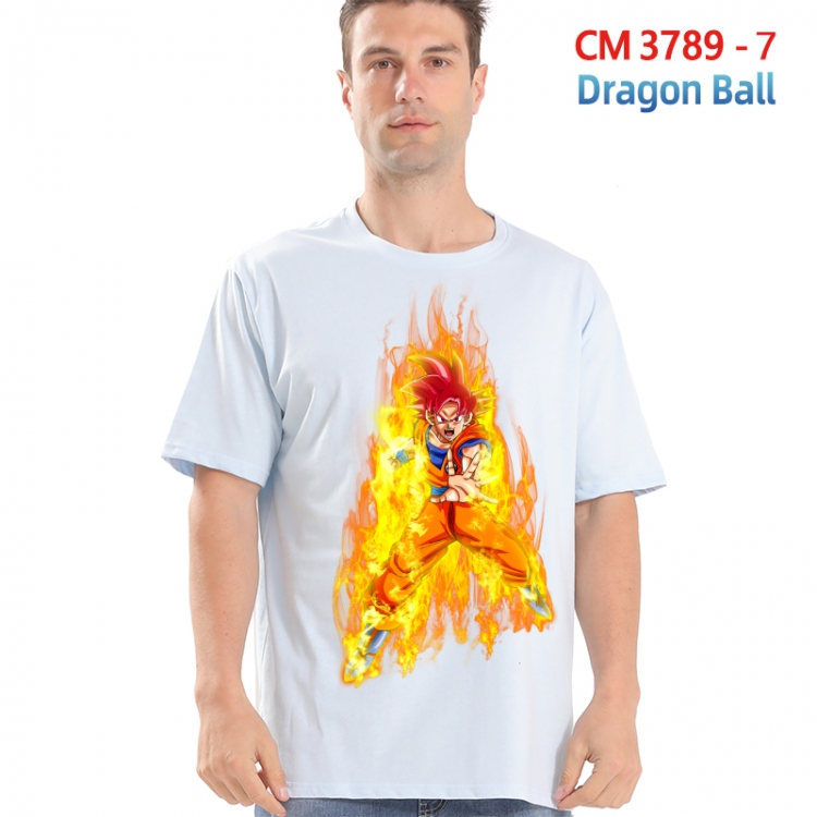 DRAGON BALL Printed short-sleeved cotton T-shirt from S to 4XL