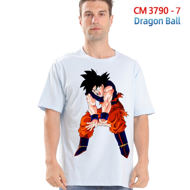 DRAGON BALL Printed short-sleeved cotton T-shirt from S to 4XL