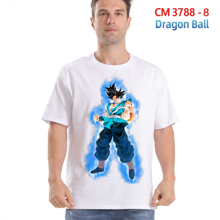 DRAGON BALL Printed short-sleeved cotton T-shirt from S to 4XL