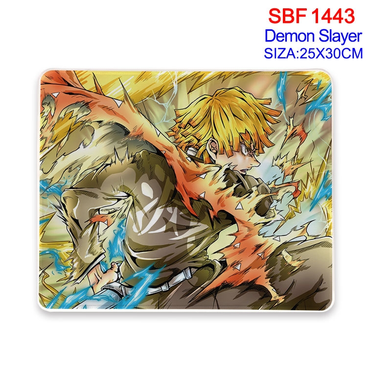 Demon Slayer Kimets Anime peripheral edge lock mouse pad 25X30cm