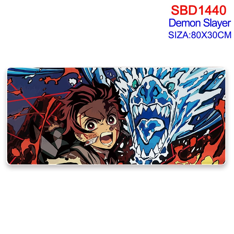 Demon Slayer Kimets Animation peripheral locking mouse pad 80X30cm