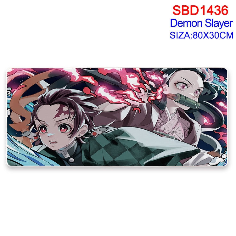 Demon Slayer Kimets Animation peripheral locking mouse pad 80X30cm