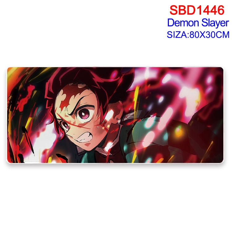 Demon Slayer Kimets Animation peripheral locking mouse pad 80X30cm