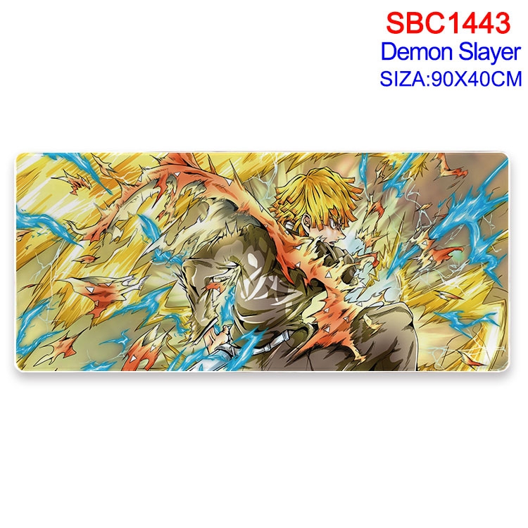 Demon Slayer Kimets Anime peripheral edge lock mouse pad 90X40CM